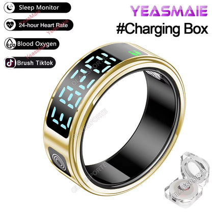 NovaRing X – Smart Ring with LED Touch Screen & Gesture Video Control
