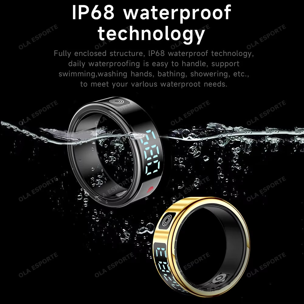 NovaRing X – Smart Ring with LED Touch Screen & Gesture Video Control