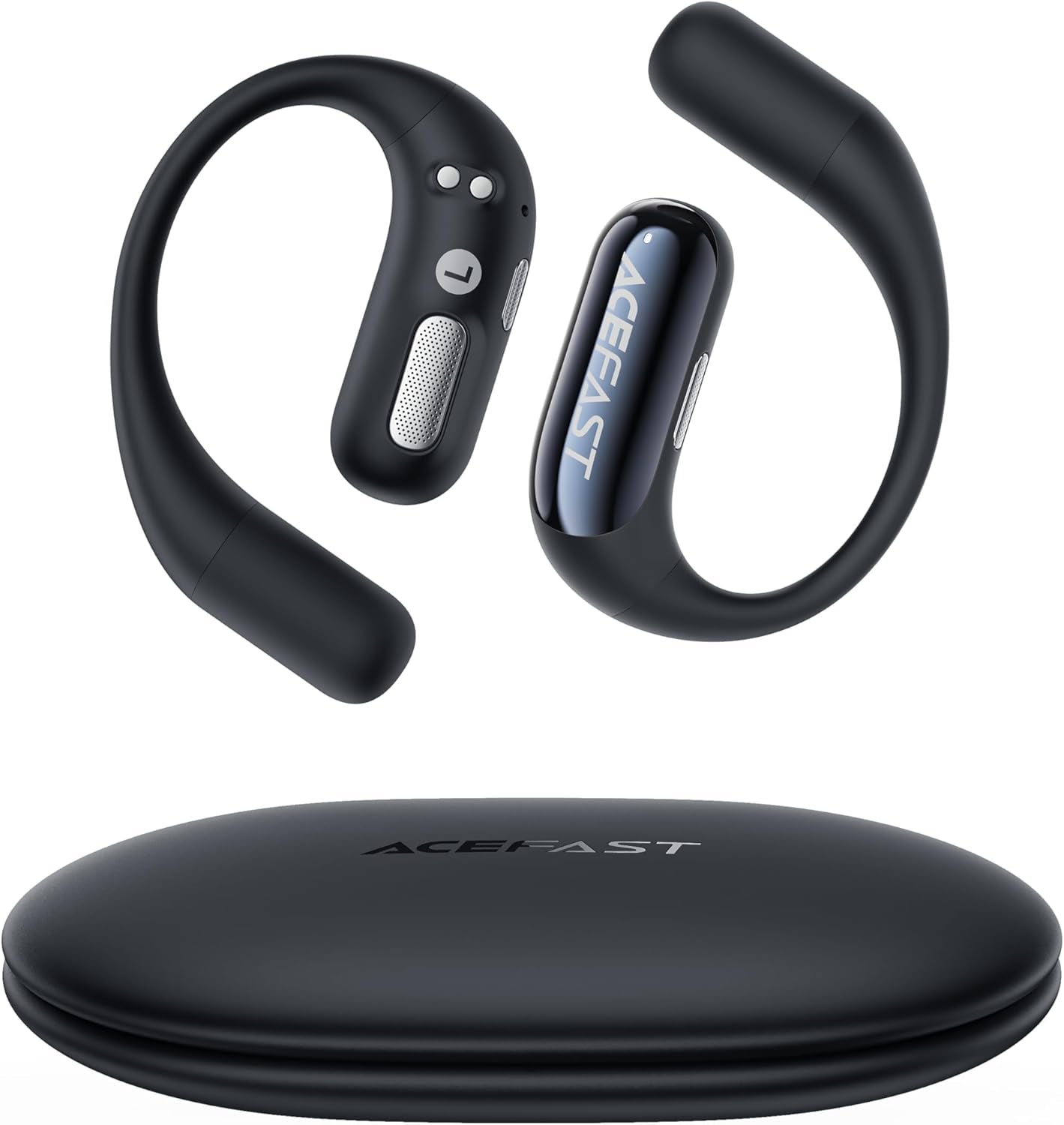 Acefit Air Open Ear Headphones, Wireless Earbuds with Rich Bass, Bluetooth 5.4 Sports Headphones with Charging Case, 32H Playtime Earbuds IP54 Waterproof for Running, Cycling, Walking, Workout