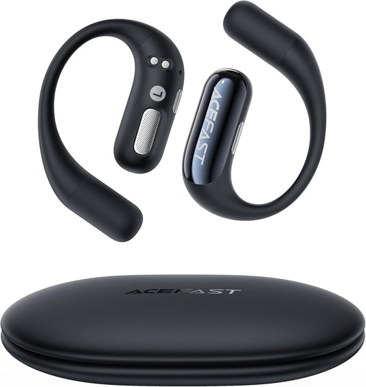 Acefit Air Open Ear Headphones, Wireless Earbuds with Rich Bass, Bluetooth 5.4 Sports Headphones with Charging Case, 32H Playtime Earbuds IP54 Waterproof for Running, Cycling, Walking, Workout