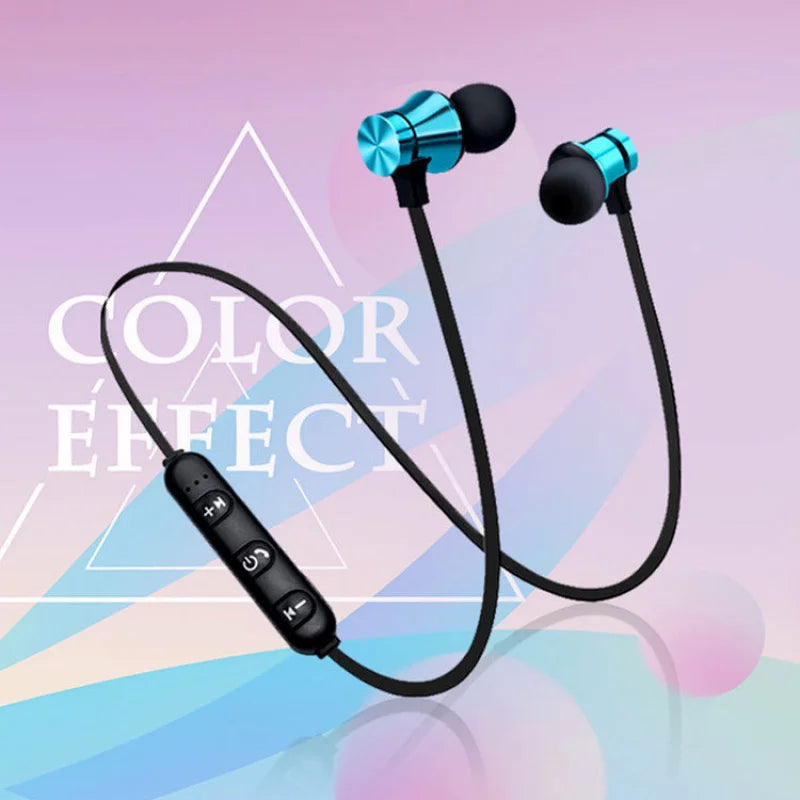 XT11 Sports Earphones in Ear Wireless Neckband Magnetic Headphones Waterproof Earbuds Stereo Music Bluetooth Headset with Mic