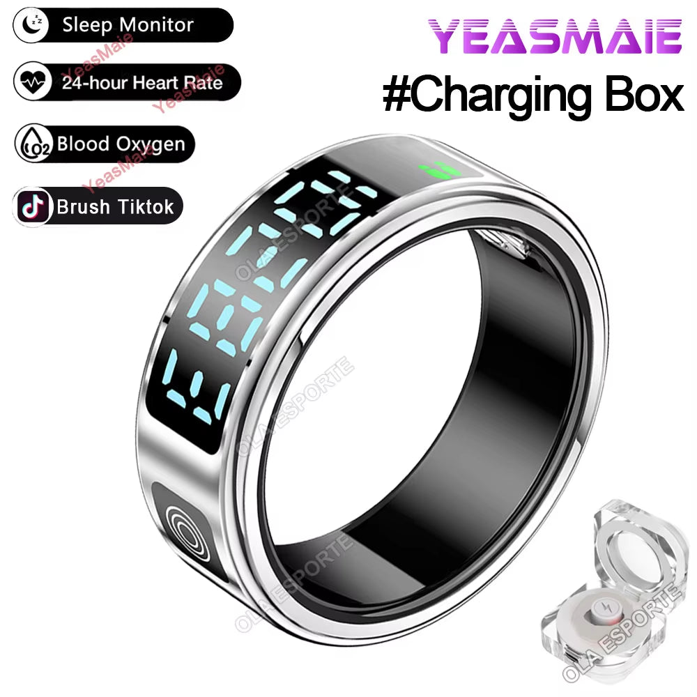 NovaRing X – Smart Ring with LED Touch Screen & Gesture Video Control