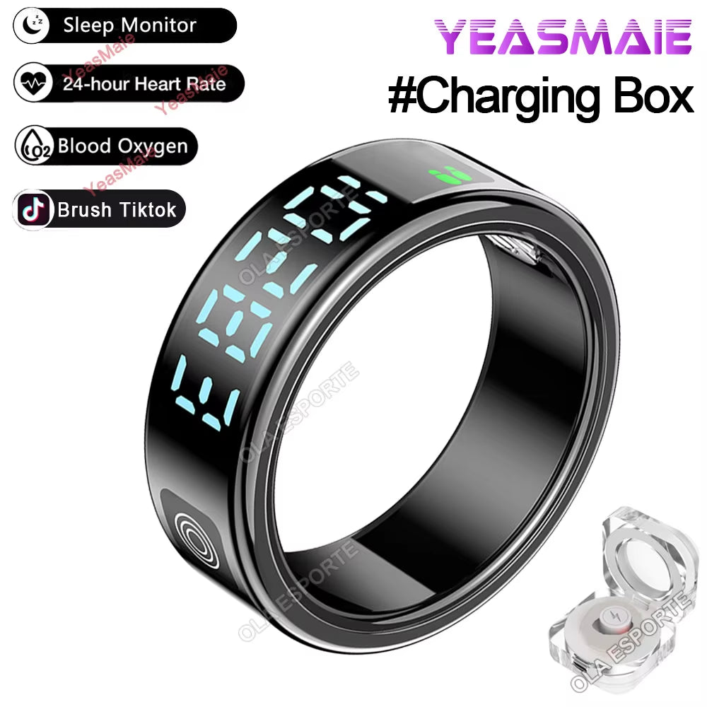 NovaRing X – Smart Ring with LED Touch Screen & Gesture Video Control